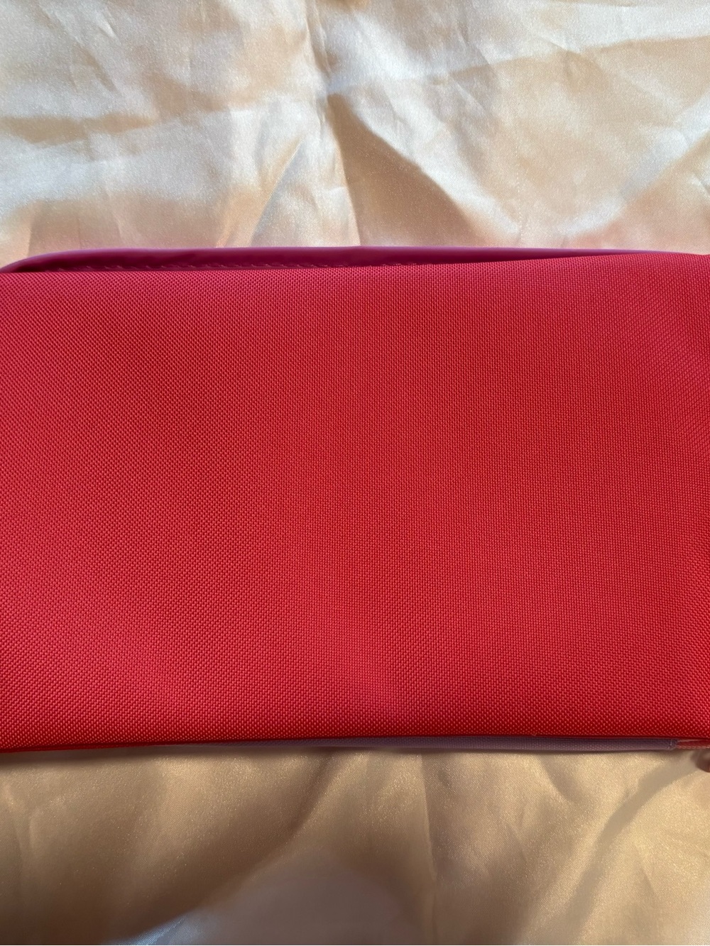 Trader Joe's Insulated Tote Bag in Pink/Purple/Red - Picture 3 of 4